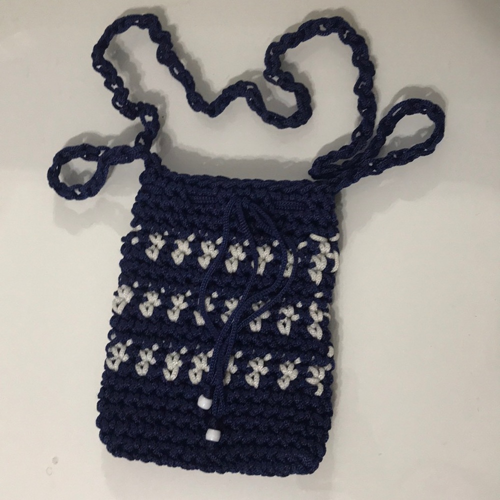 Handmade crotchet crossbody bag